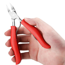 Load image into Gallery viewer, Nail Groove Pliers Nail Clippers Set Toe Nail Cuticle Nipper Pedicure Double Spring Ingrown Nail Bent Nose Plier
