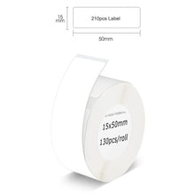 Load image into Gallery viewer, 1pcs P15 Printer Self-Adhesive Sticker Wire Cable Label Tape Paper Compatible for Phomemo D30 Marklife P11 P12 P15 Label Maker
