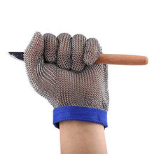 Load image into Gallery viewer, 1pcs Stainless Steel Gloves Cut Resistant Gloves Grade 5 Anti-cut Slaughter Hand Protect Labor Gardening Wire Metal Mesh Butcher
