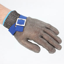 Load image into Gallery viewer, 1pcs Stainless Steel Gloves Cut Resistant Gloves Grade 5 Anti-cut Slaughter Hand Protect Labor Gardening Wire Metal Mesh Butcher
