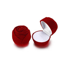 Load image into Gallery viewer, 1pcs Velvet Ring Box Stud Earring Rings Holder Case Jewelry Display Box Engagement Wedding Valentine's Day Gift Packaging Box
