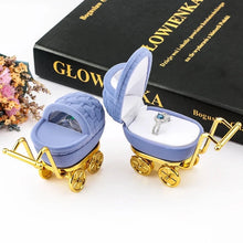 Load image into Gallery viewer, 1pcs Velvet Ring Box Stud Earring Rings Holder Case Jewelry Display Box Engagement Wedding Valentine's Day Gift Packaging Box
