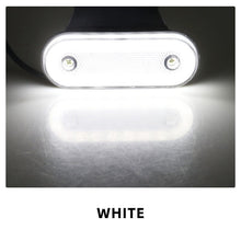 Load image into Gallery viewer, 1x 12V 24V Led Side Marker Light with Bracket Truck Clearance Lamp Tail Light Trailer Tractor Lorry Warning Parking Lamp
