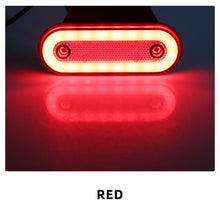 Load image into Gallery viewer, 1x 12V 24V Led Side Marker Light with Bracket Truck Clearance Lamp Tail Light Trailer Tractor Lorry Warning Parking Lamp
