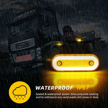 Load image into Gallery viewer, 1x 12V 24V Led Side Marker Light with Bracket Truck Clearance Lamp Tail Light Trailer Tractor Lorry Warning Parking Lamp
