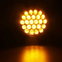 Load image into Gallery viewer, 1x 24V Rear Tail Brake Stop Marker Light Indicator Car Truck Trailer 24 LEDS Round Reflector Warning Lights Red Yellow White

