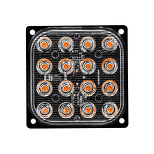 Load image into Gallery viewer, 1x Led Strobe Warning Light Strobe Grille Flash Truck Lamp Amber Traffic Light 12V 24V Round Car Light Square Side Maker Lights
