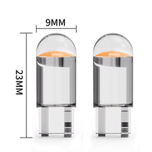 Load image into Gallery viewer, 2/10X T10 W5W Canbus Car Lights COB Bulbs 24V Truck RV Interior Parts Dome Read Lamp White 6000K License Plate Lamp 3000K Yellow
