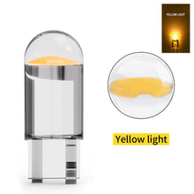 Load image into Gallery viewer, 2/10X T10 W5W Canbus Car Lights COB Bulbs 24V Truck RV Interior Parts Dome Read Lamp White 6000K License Plate Lamp 3000K Yellow
