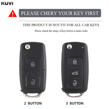 Load image into Gallery viewer, 2 3 Buttons TPU Car Key Case Cover Shell Fob For MK4 Bora Golf 4 5 6 Jetta Passat Polo Bora Touran Skoda Seat
