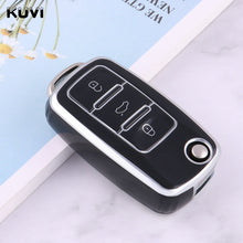 Load image into Gallery viewer, 2 3 Buttons TPU Car Key Case Cover Shell Fob For MK4 Bora Golf 4 5 6 Jetta Passat Polo Bora Touran Skoda Seat
