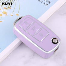 Load image into Gallery viewer, 2 3 Buttons TPU Car Key Case Cover Shell Fob For MK4 Bora Golf 4 5 6 Jetta Passat Polo Bora Touran Skoda Seat
