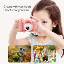 Load image into Gallery viewer, 2 Inch HD 1080P Chargable Digital Mini Kids Camera Cartoon Cute Camera Toys Outdoor Photography Props for Child Birthday Gift
