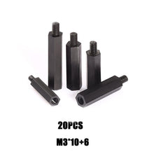 Load image into Gallery viewer, 20/180Pcs M3 Female Male Hex Hexagon Pillar Nylon Standoff Spacer Column For PCB Motherboard Plastic Spacing Phillips Screws

