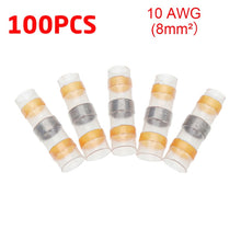 Load image into Gallery viewer, 200/100/50Pcs Waterproof Solder Seal Heat Connector Shrink Butt Connectors Lug Terminals Electrical Wire Car Insulated Terminal
