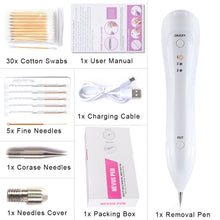 Load image into Gallery viewer, Laser Plasma Pen Freckle Remover Machine LCD Sweep Mole Nevus Dark Spot Skin Wart Tag Tattoo LED Remaval Tool Beauty Salon
