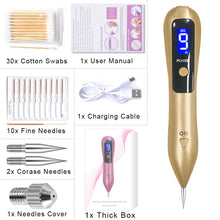 Load image into Gallery viewer, Laser Plasma Pen Freckle Remover Machine LCD Sweep Mole Nevus Dark Spot Skin Wart Tag Tattoo LED Remaval Tool Beauty Salon
