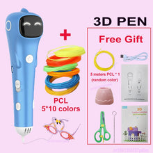 Load image into Gallery viewer, New 3D Pen PCL Filament Low Temperature Anti-Scald 3D Printing Pen DIY Drawing Toys For Girls Boys Gift

