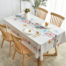 Load image into Gallery viewer, Waterproof Anti-Scald PVC Easy to Wipe Tea Table Cloth Rectangular Household round Table Tablecloth
