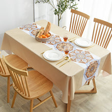 Load image into Gallery viewer, Waterproof Anti-Scald PVC Easy to Wipe Tea Table Cloth Rectangular Household round Table Tablecloth
