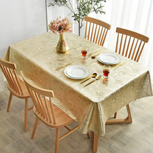 Load image into Gallery viewer, Waterproof Anti-Scald PVC Easy to Wipe Tea Table Cloth Rectangular Household round Table Tablecloth

