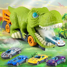 Load image into Gallery viewer, Dinosaur Toy Play Vehicle Game For Boy Car Carrier Truck Children Gift Kid Racing Track with Mini Car
