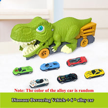 Load image into Gallery viewer, Dinosaur Toy Play Vehicle Game For Boy Car Carrier Truck Children Gift Kid Racing Track with Mini Car
