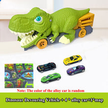 Load image into Gallery viewer, Dinosaur Toy Play Vehicle Game For Boy Car Carrier Truck Children Gift Kid Racing Track with Mini Car
