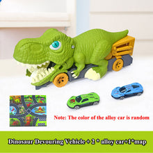 Load image into Gallery viewer, Dinosaur Toy Play Vehicle Game For Boy Car Carrier Truck Children Gift Kid Racing Track with Mini Car
