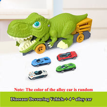 Load image into Gallery viewer, Dinosaur Toy Play Vehicle Game For Boy Car Carrier Truck Children Gift Kid Racing Track with Mini Car
