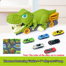 Load image into Gallery viewer, Dinosaur Toy Play Vehicle Game For Boy Car Carrier Truck Children Gift Kid Racing Track with Mini Car

