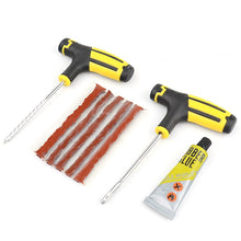 Load image into Gallery viewer, Car Tire Repair Tool Tire Repair Kit Studding Tool Set Auto Bike Tubeless Tire Tyre Puncture Plug Garage Car Accessories
