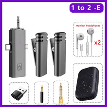Load image into Gallery viewer, 2023 S17 3 In 1 Wireless Lavalier Microphone Intelligent Noise-Reducing Mic For Iphone Android SLR Camera Loudspeaker Speaker
