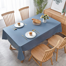 Load image into Gallery viewer, PVC Tablecloth Waterproof Heat Proof and Oil-Proof Plaid Fabric Rectangular Dining Table
