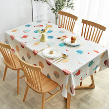 Load image into Gallery viewer, Waterproof Anti-Scald PVC Easy to Wipe Tea Table Cloth Rectangular Household round Table Tablecloth
