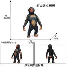 Load image into Gallery viewer, Gorilla Model Toy Wild Animal Model Solid Chimp Garage Kits Ornaments Children's Educational Teaching Toy
