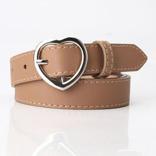 Load image into Gallery viewer, Jeans Decorative Band Girls' Clothing Matching Belt Heart-Shaped Alloy Pin Buckle
