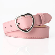 Load image into Gallery viewer, Jeans Decorative Band Girls' Clothing Matching Belt Heart-Shaped Alloy Pin Buckle
