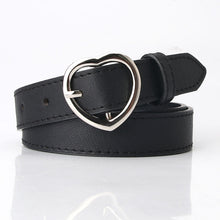 Load image into Gallery viewer, Jeans Decorative Band Girls' Clothing Matching Belt Heart-Shaped Alloy Pin Buckle
