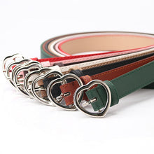 Load image into Gallery viewer, Jeans Decorative Band Girls' Clothing Matching Belt Heart-Shaped Alloy Pin Buckle
