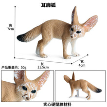 Load image into Gallery viewer, Fox model toy wild animal model set toy simulation solid fox plum deer children cake decorations
