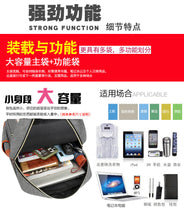 Load image into Gallery viewer, Three-piece suit Large Sport Swagger Bag with Nylon Material Backpack
