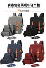 Load image into Gallery viewer, Three-piece suit Large Sport Swagger Bag with Nylon Material Backpack
