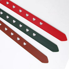 Load image into Gallery viewer, Hollowed Heart Shape Belt Women's All-Match Sweet Girl Woolen Skirt Decorative Belt
