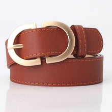 Load image into Gallery viewer, Belt Trendy Coat Belt Women's Simple Bare Waist Imitation Leather Belt

