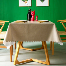 Load image into Gallery viewer, Tablecloth Waterproof Oil-Proof Simple Solid Color PVC Table Cloth
