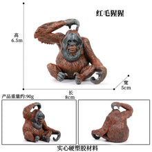 Load image into Gallery viewer, Gorilla Model Toy Wild Animal Model Solid Chimp Garage Kits Ornaments Children's Educational Teaching Toy
