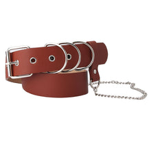 Load image into Gallery viewer, Women's Belt Personality Trendy Chain Decoration Air-Eye Overalls Fashion Belt
