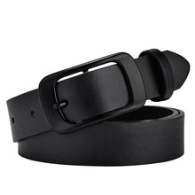 Load image into Gallery viewer, Simple All-Match Fashion Korean Ins Wind Black Belt Student Decoration Jeans Strap Women
