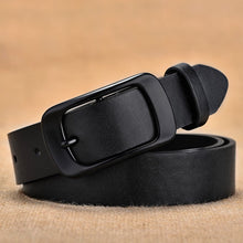 Load image into Gallery viewer, Simple All-Match Fashion Korean Ins Wind Black Belt Student Decoration Jeans Strap Women
